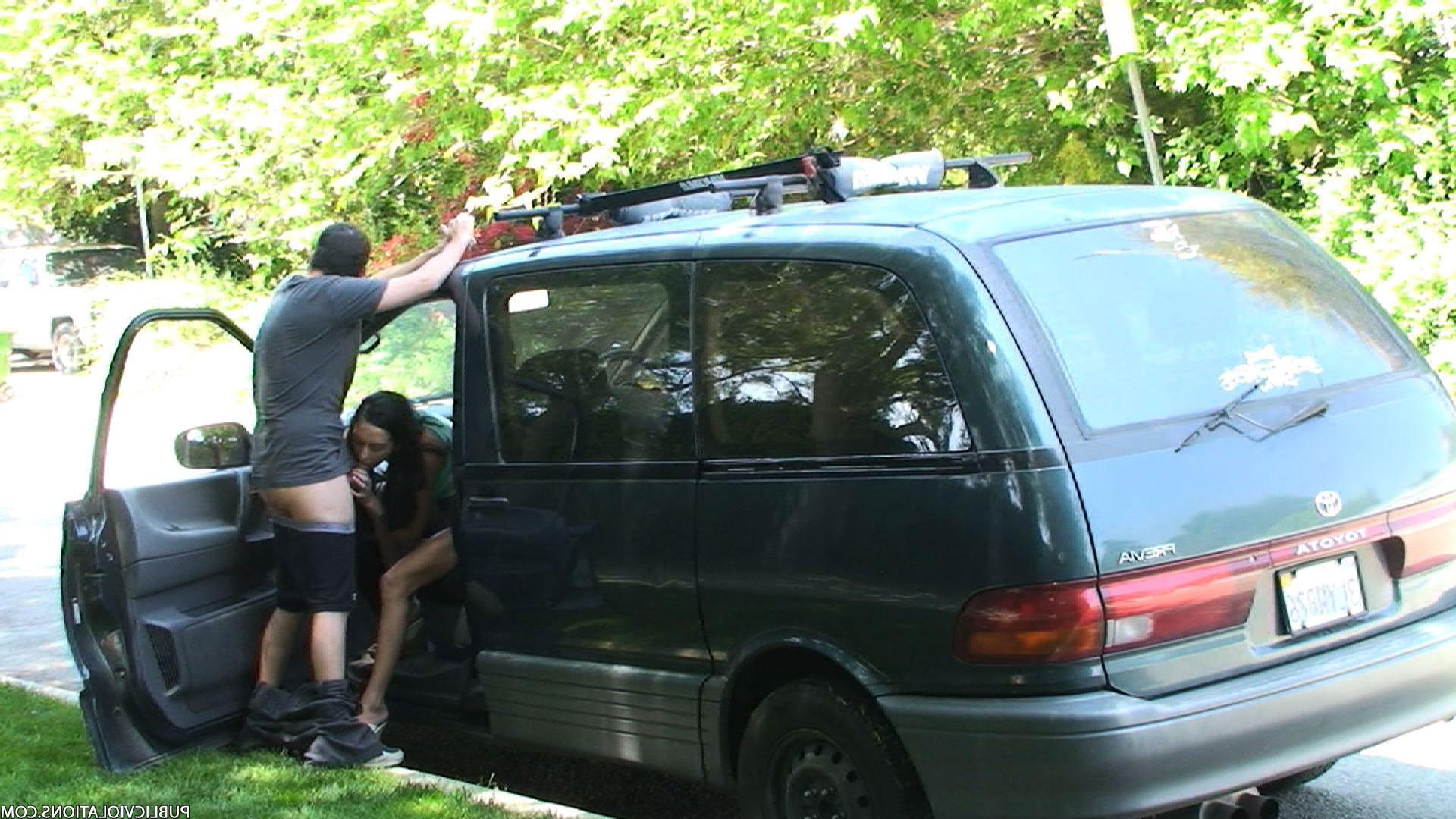 16P Violated babe in public exposed