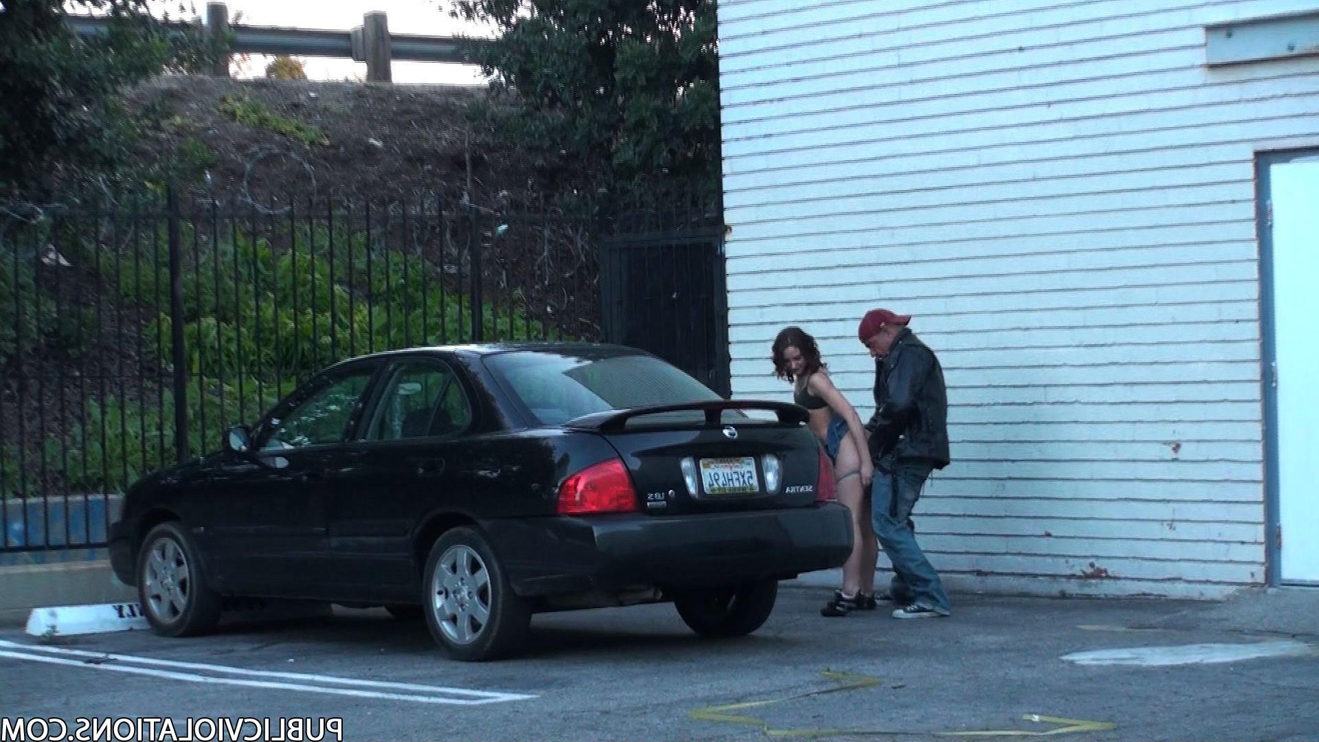 16P Violated babe in public exposed