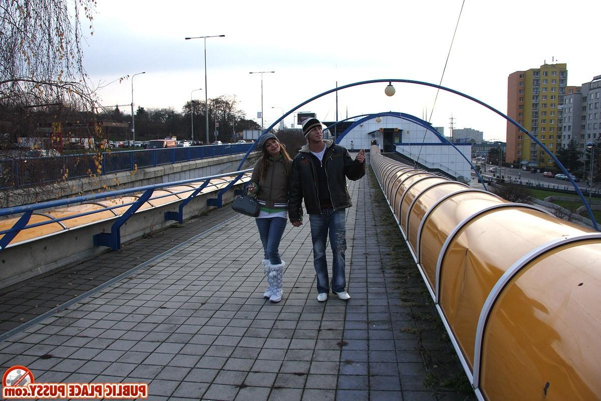 14P Horny couple doing it in public locations