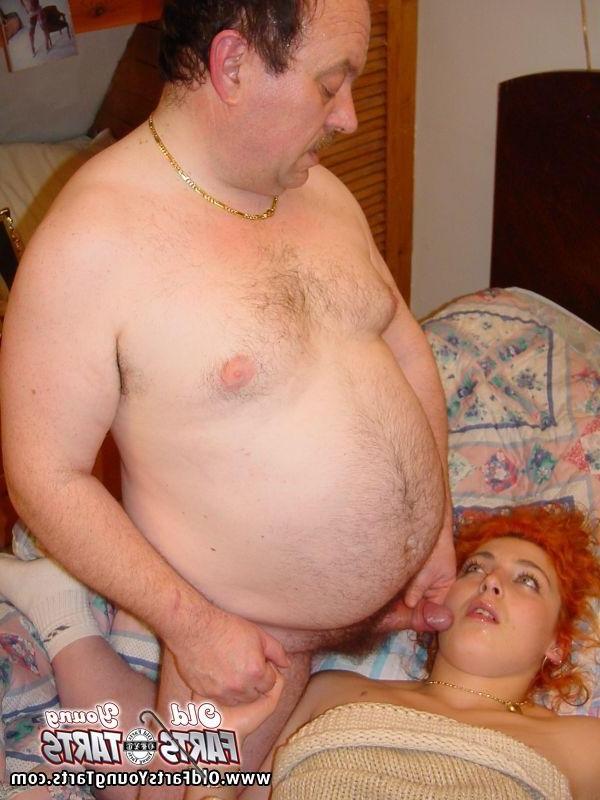14P Redhead teen gets fucked hard by a big stiffy senior cock