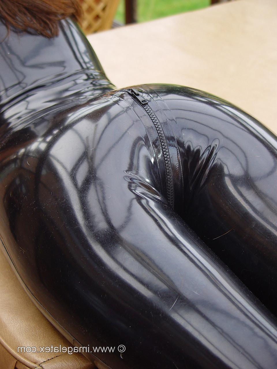 16P Sexy Candice high heels fetish and latex fetishwear of long legg