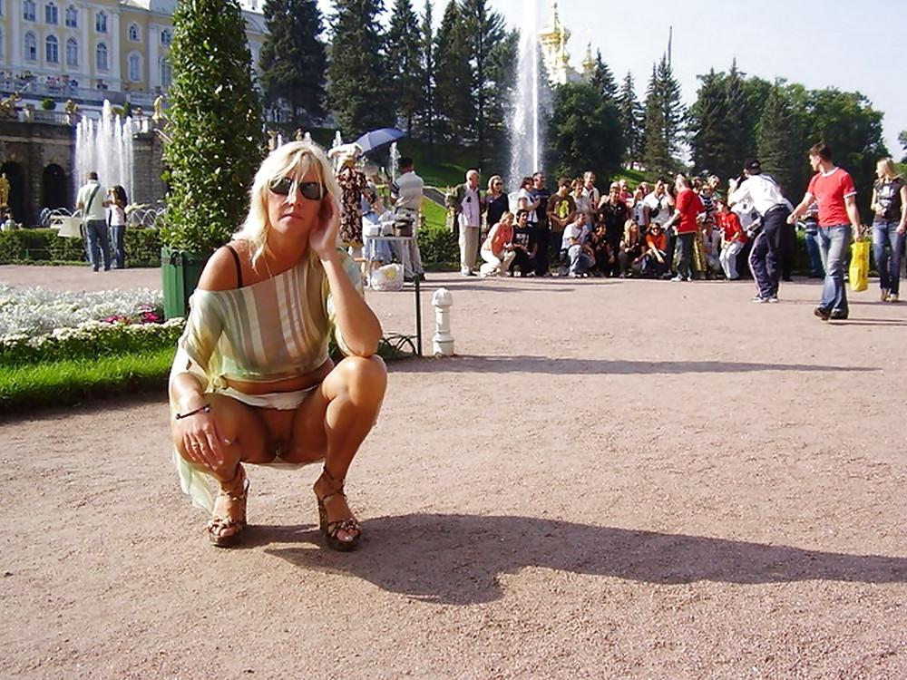 18P Without knickers in public