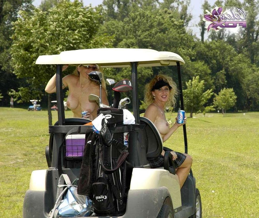 15P Celeste Fox On The Golf Course