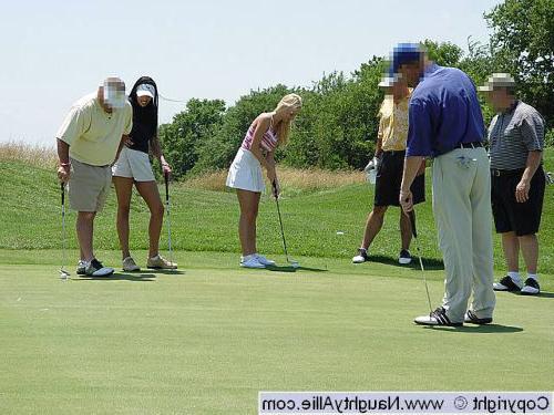 15P Swinger lesbians get nasty on a golf course