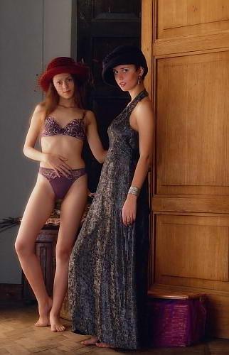 21P Classy lesbians rubbing hard nipples