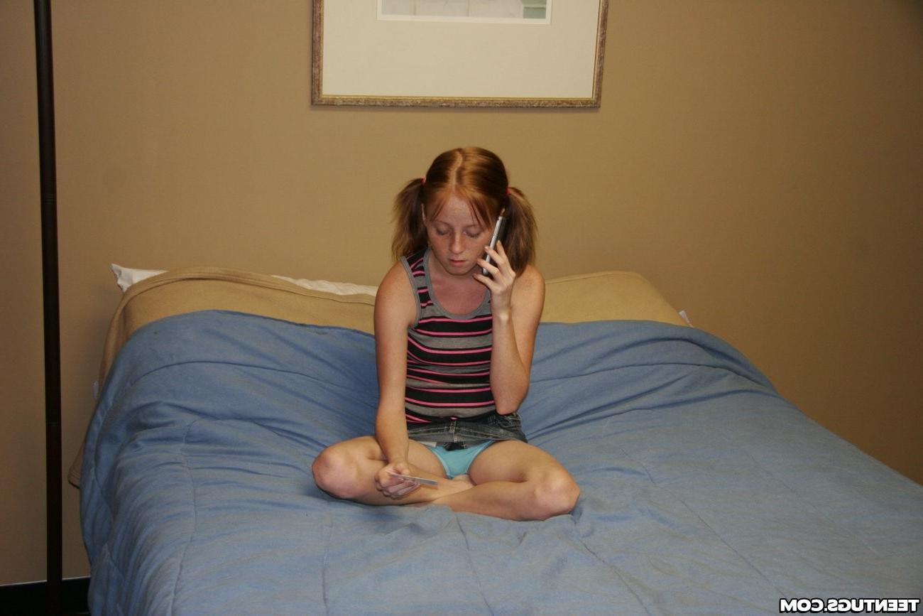 16P Teen giving sexy handjob