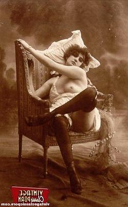 12P Hairy and vintage classic women old times pictures