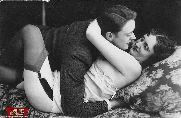 12P Several horny vintage couples enjoying the classic cock