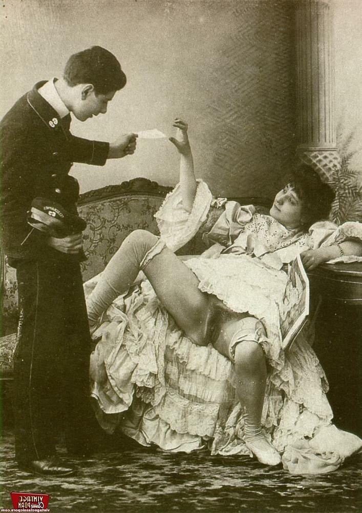 12P Several horny vintage couples enjoying the classic cock