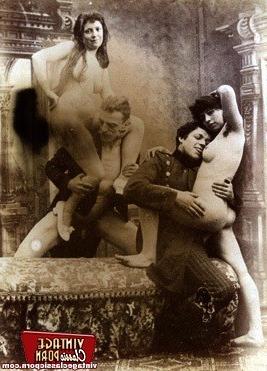 12P Several horny vintage couples enjoying the classic cock