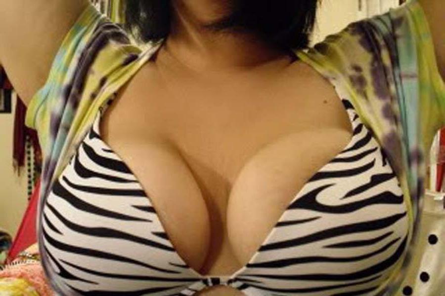 12P Solo big breasted nerdy chick teasing