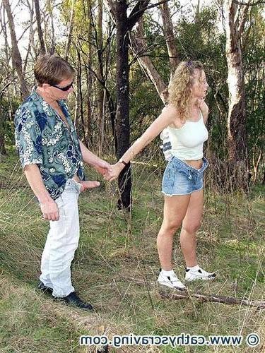 17P girl gets cumstuffed by jogger in public parkland
