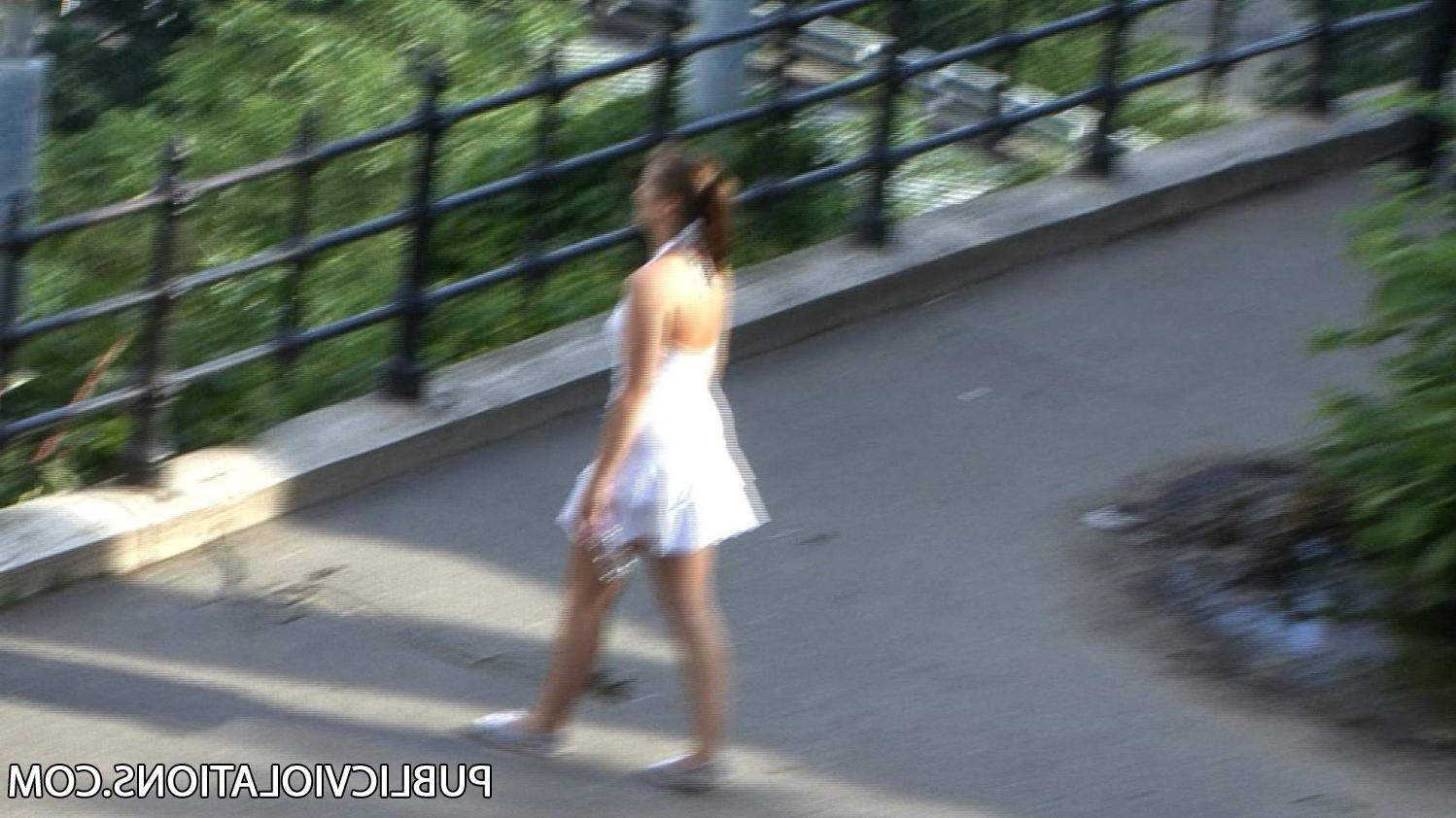 16P Violated babe in public exposed
