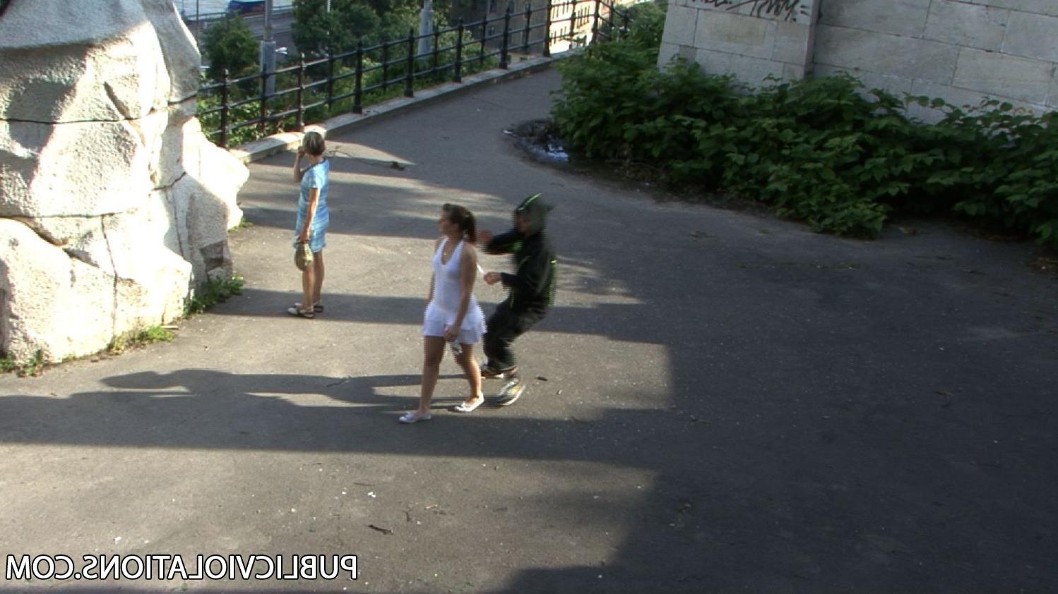 16P Violated babe in public exposed