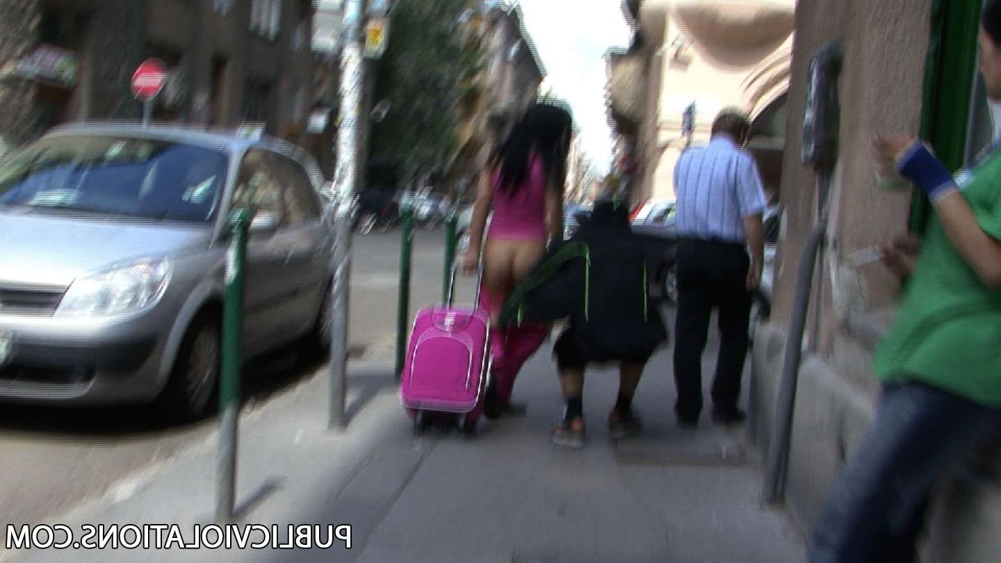 16P Violated babe in public exposed