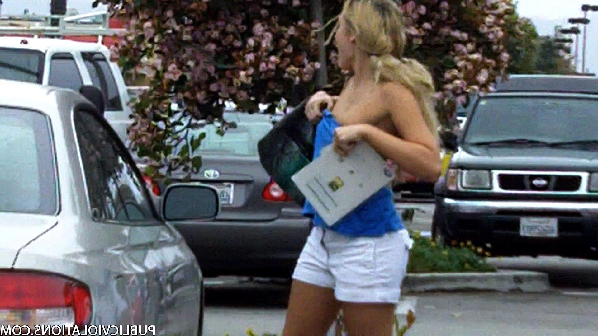 16P Violated babe in public exposed