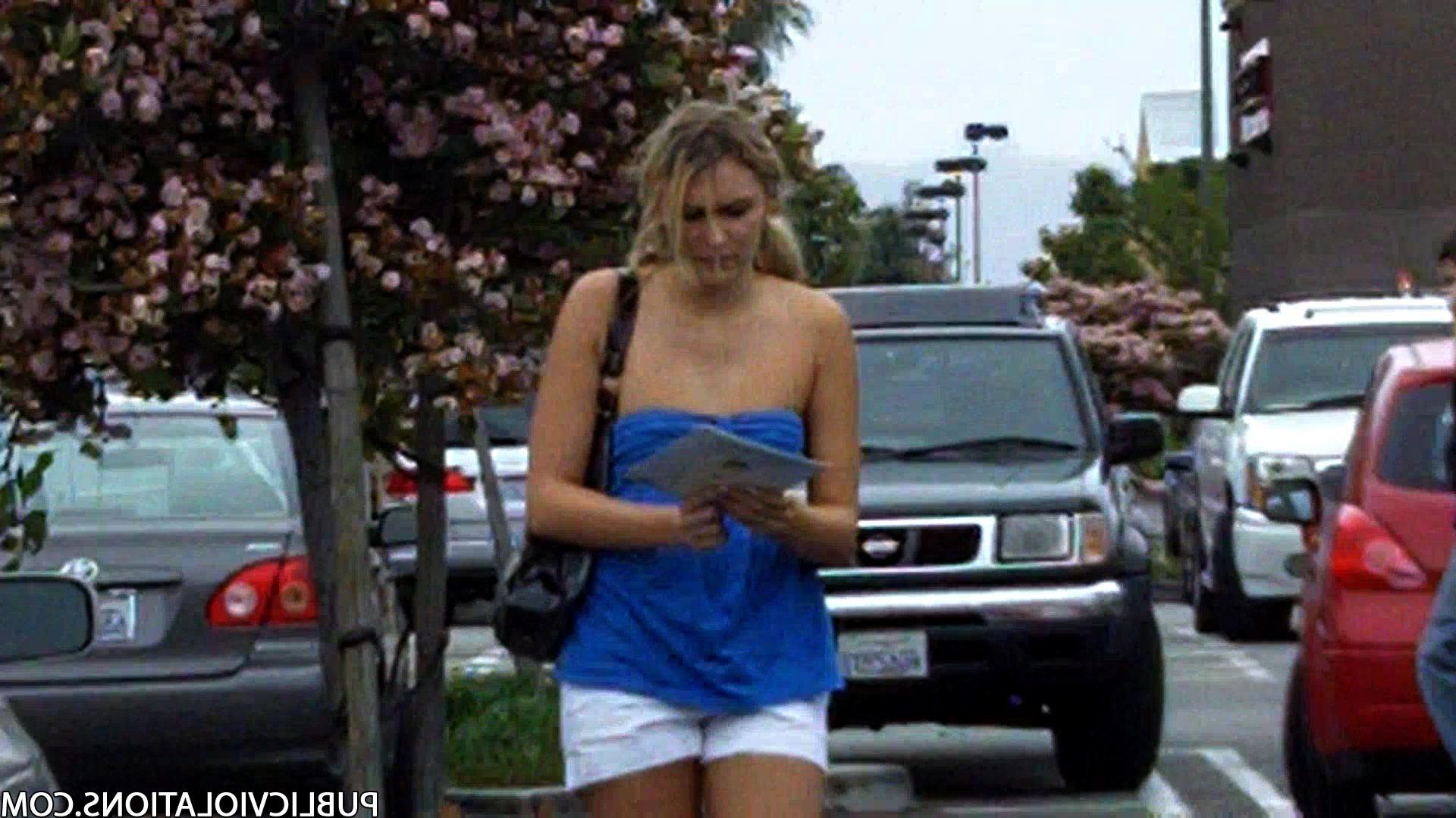 16P Violated babe in public exposed