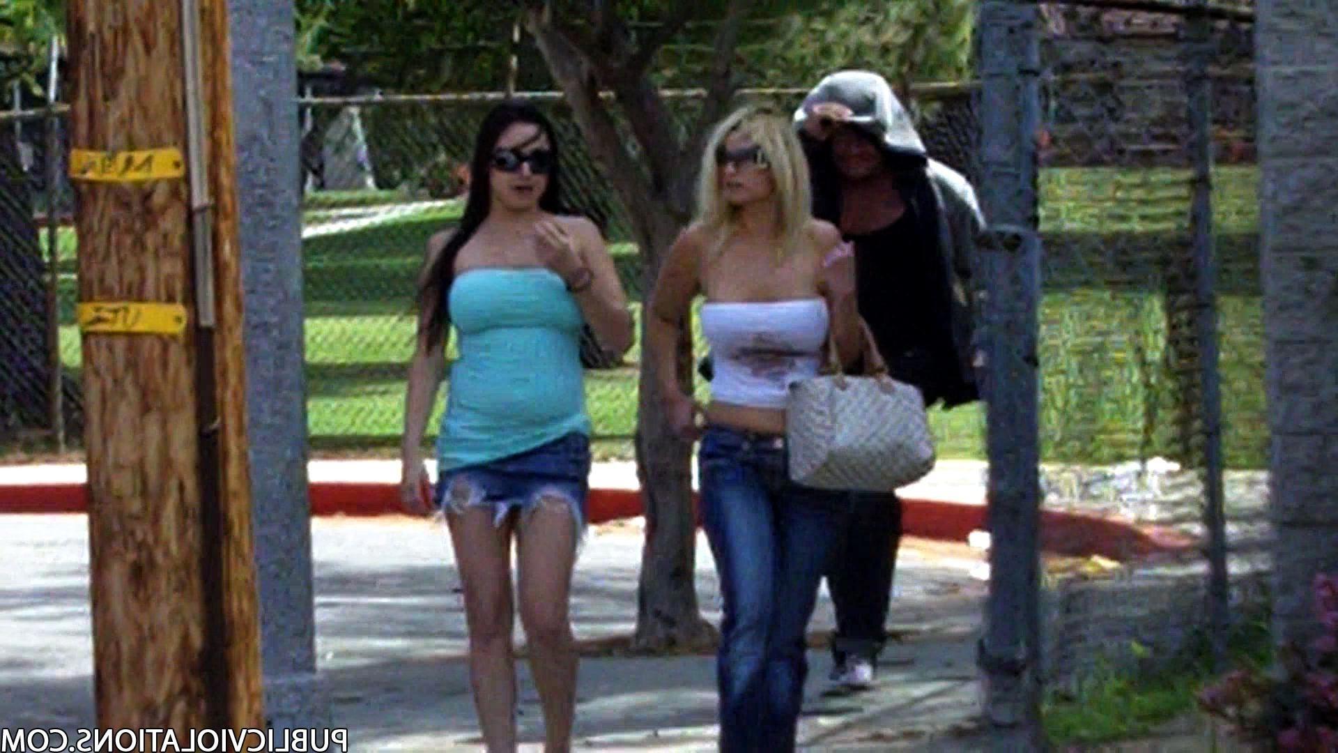 16P Violated babe in public exposed