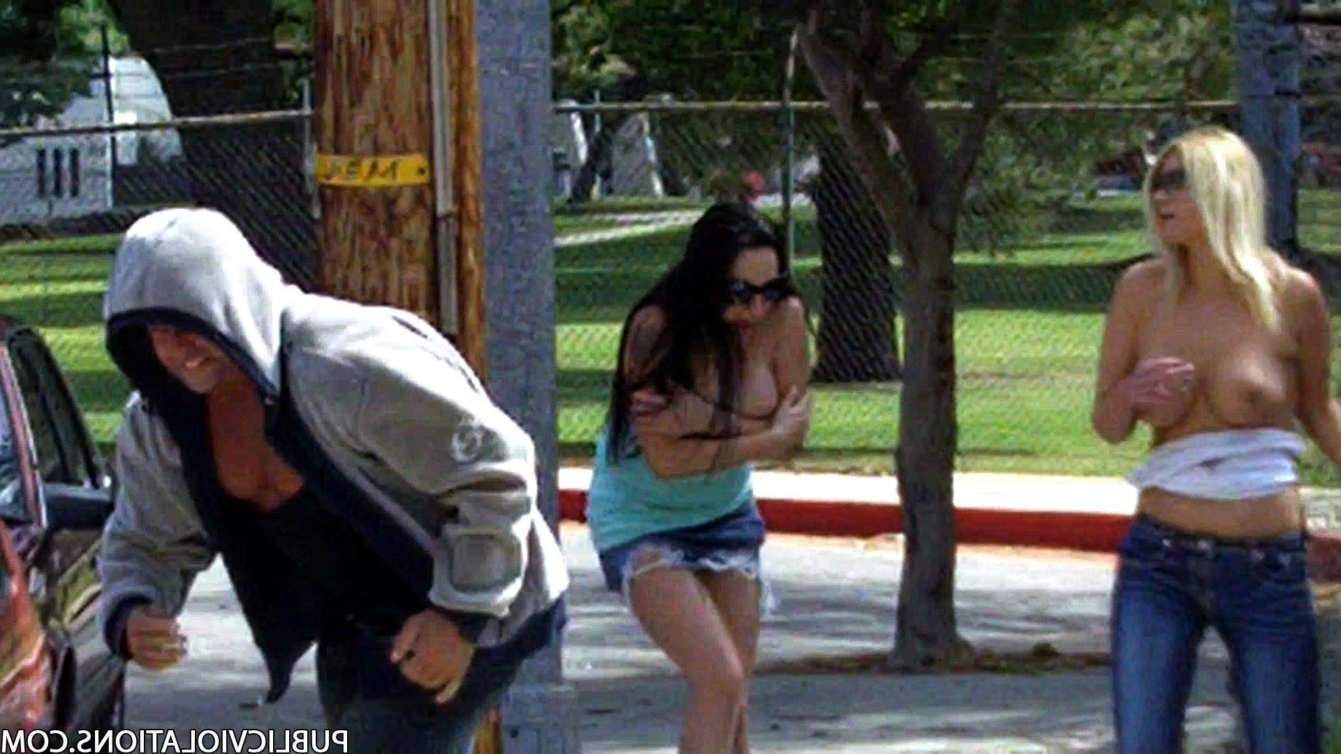 16P Violated babe in public exposed