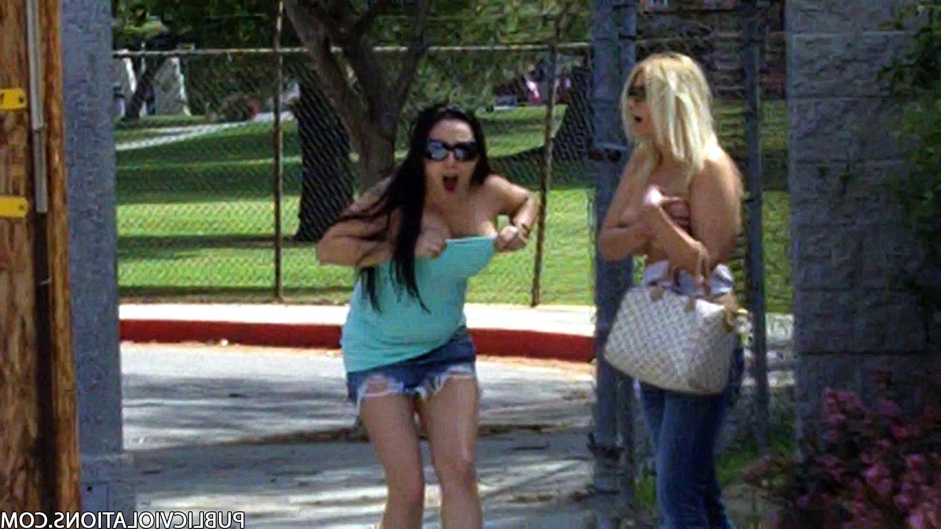16P Violated babe in public exposed