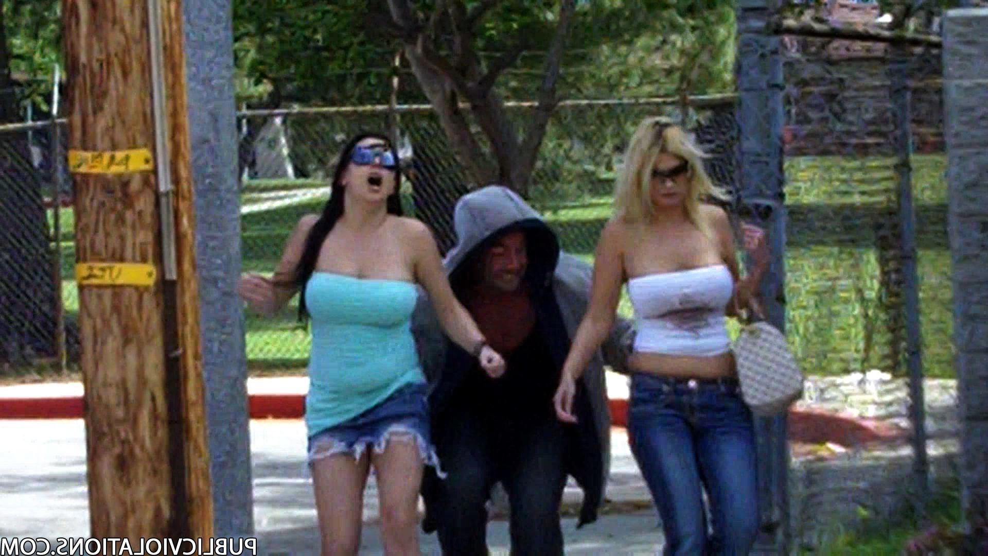 16P Violated babe in public exposed