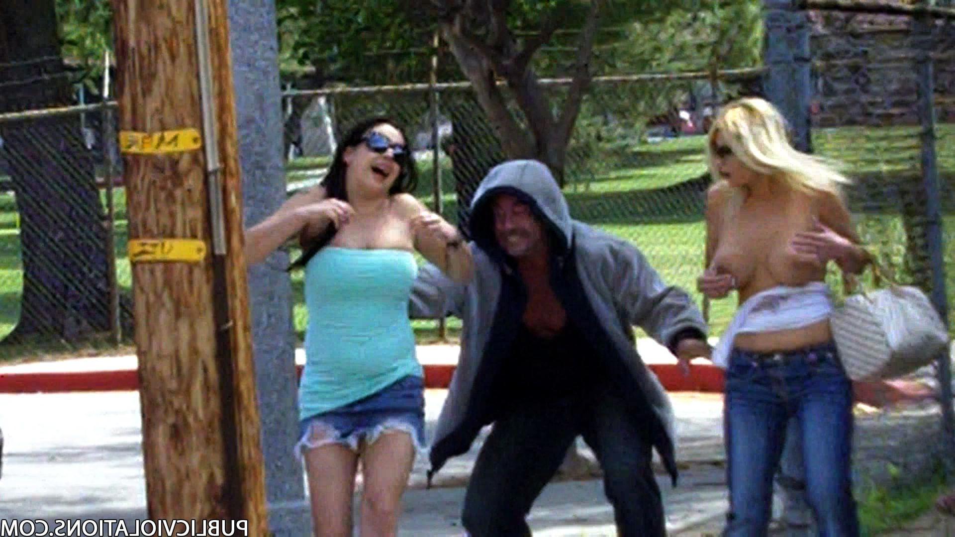16P Violated babe in public exposed