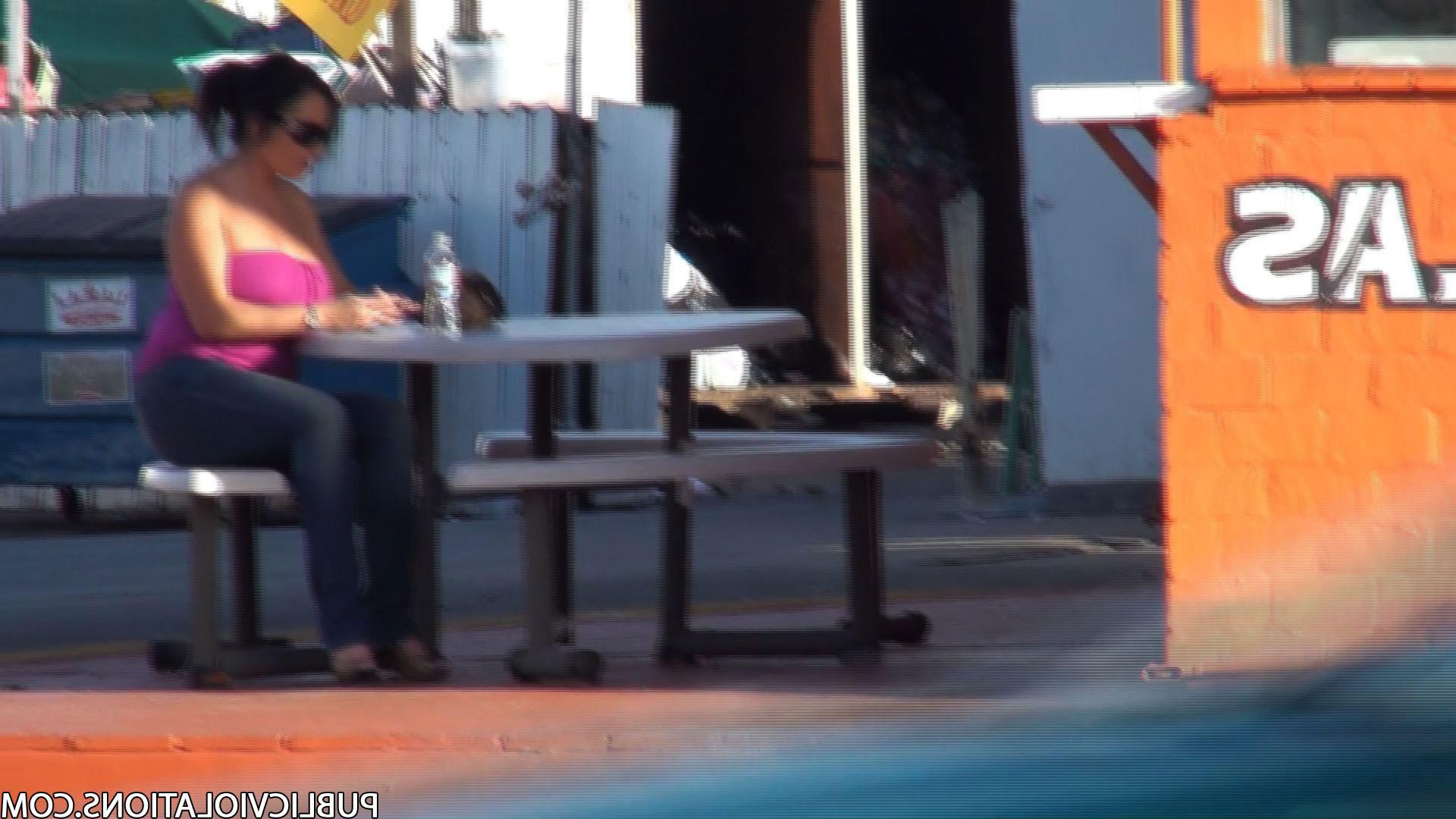 16P Violated babe in public exposed