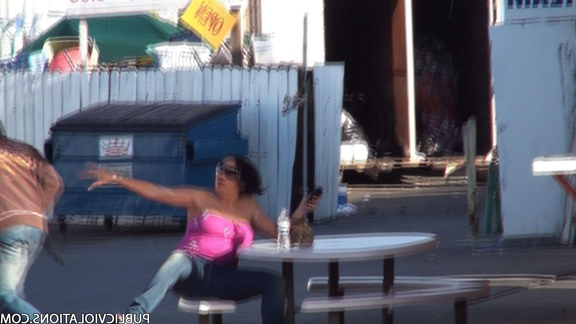 16P Violated babe in public exposed