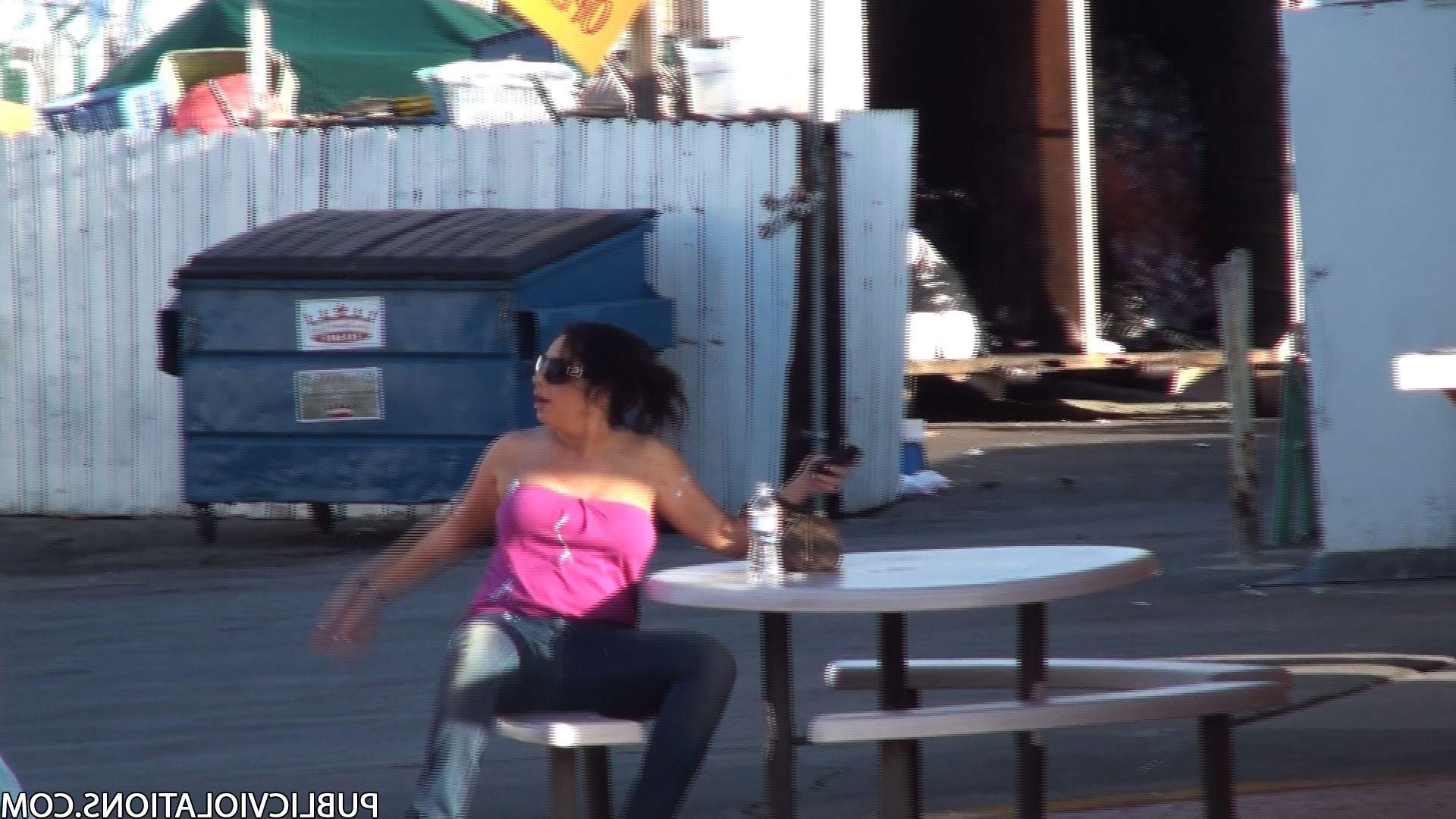 16P Violated babe in public exposed
