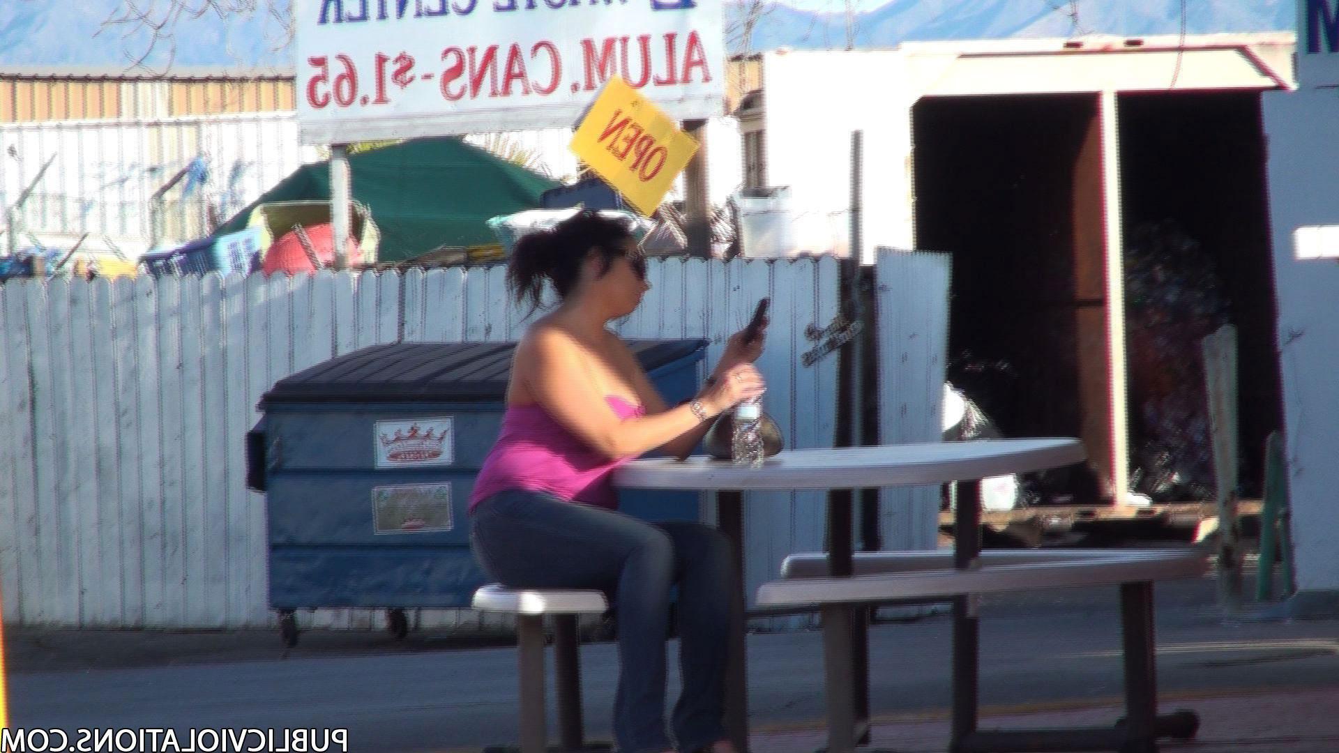16P Violated babe in public exposed