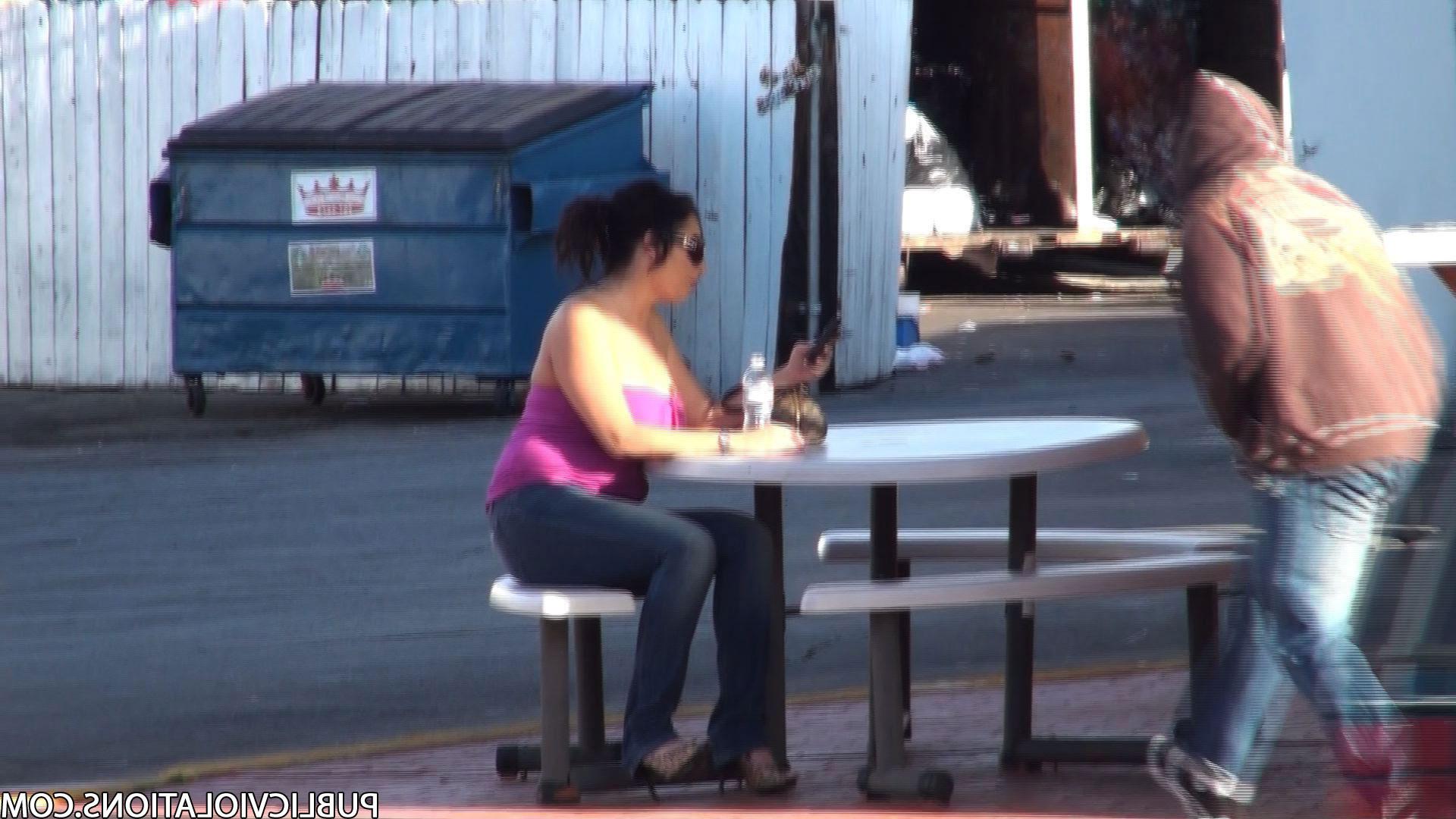 16P Violated babe in public exposed