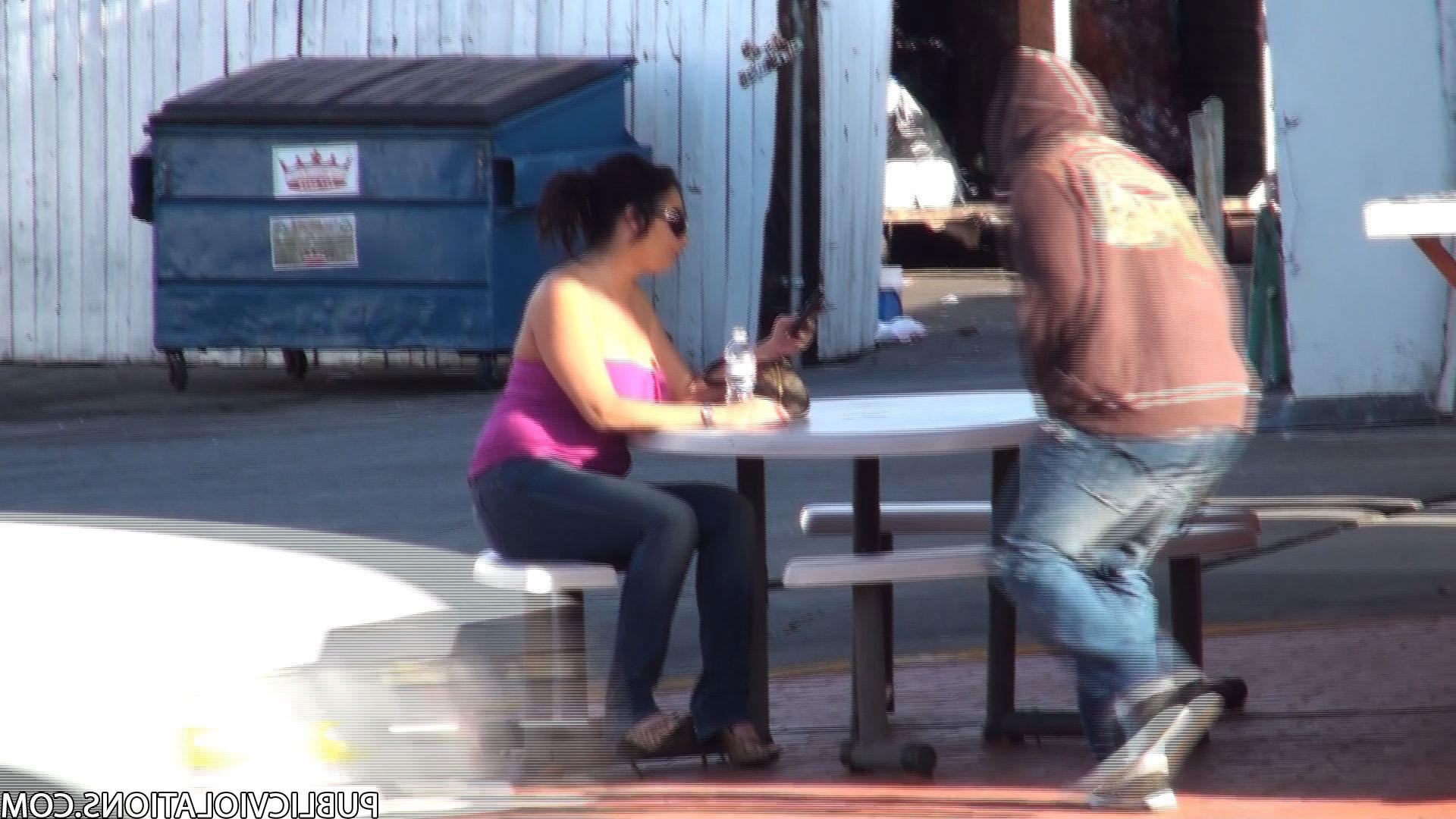 16P Violated babe in public exposed