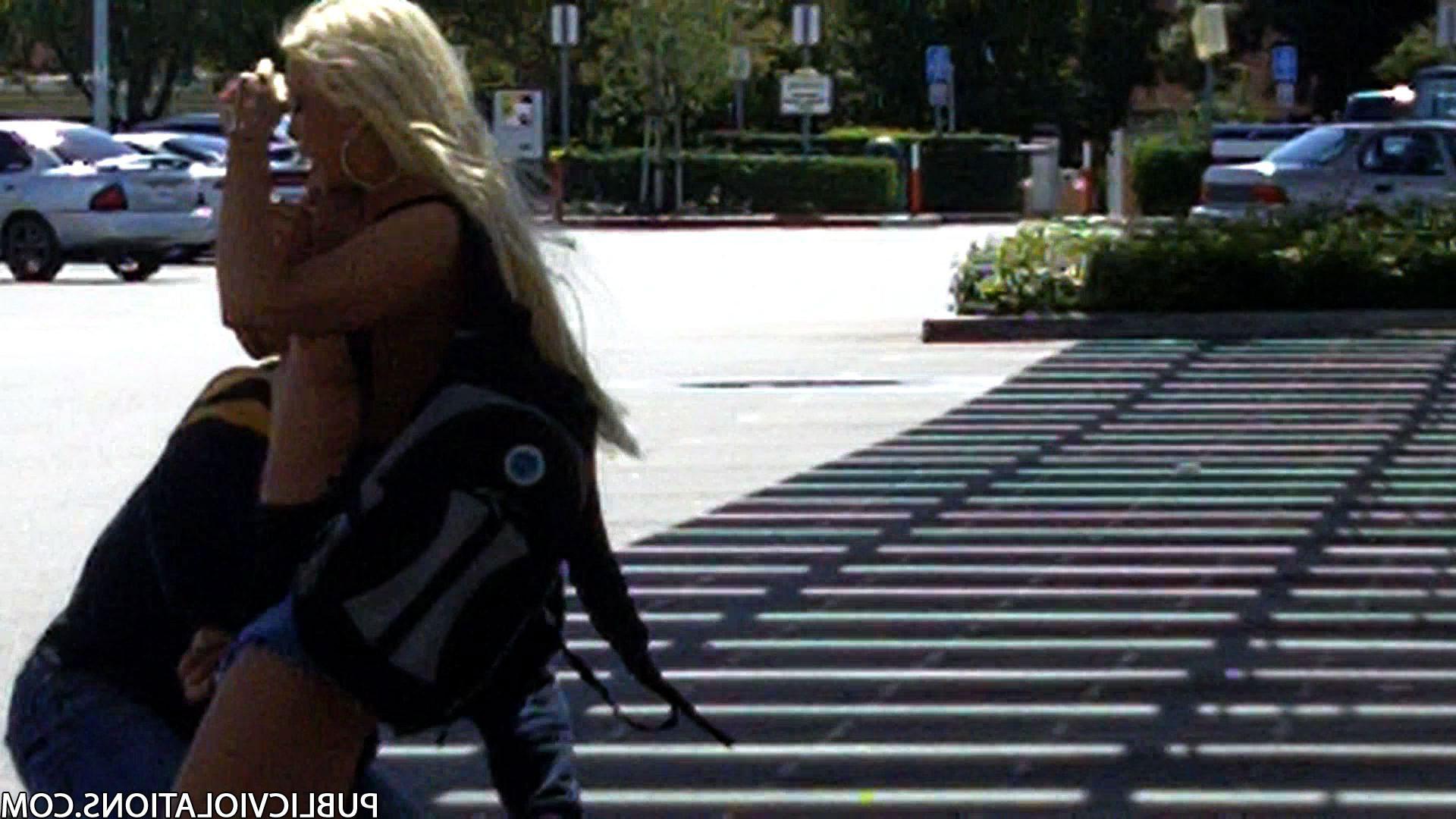 15P Busty Blonde Get Her Top Pulled Down In Public