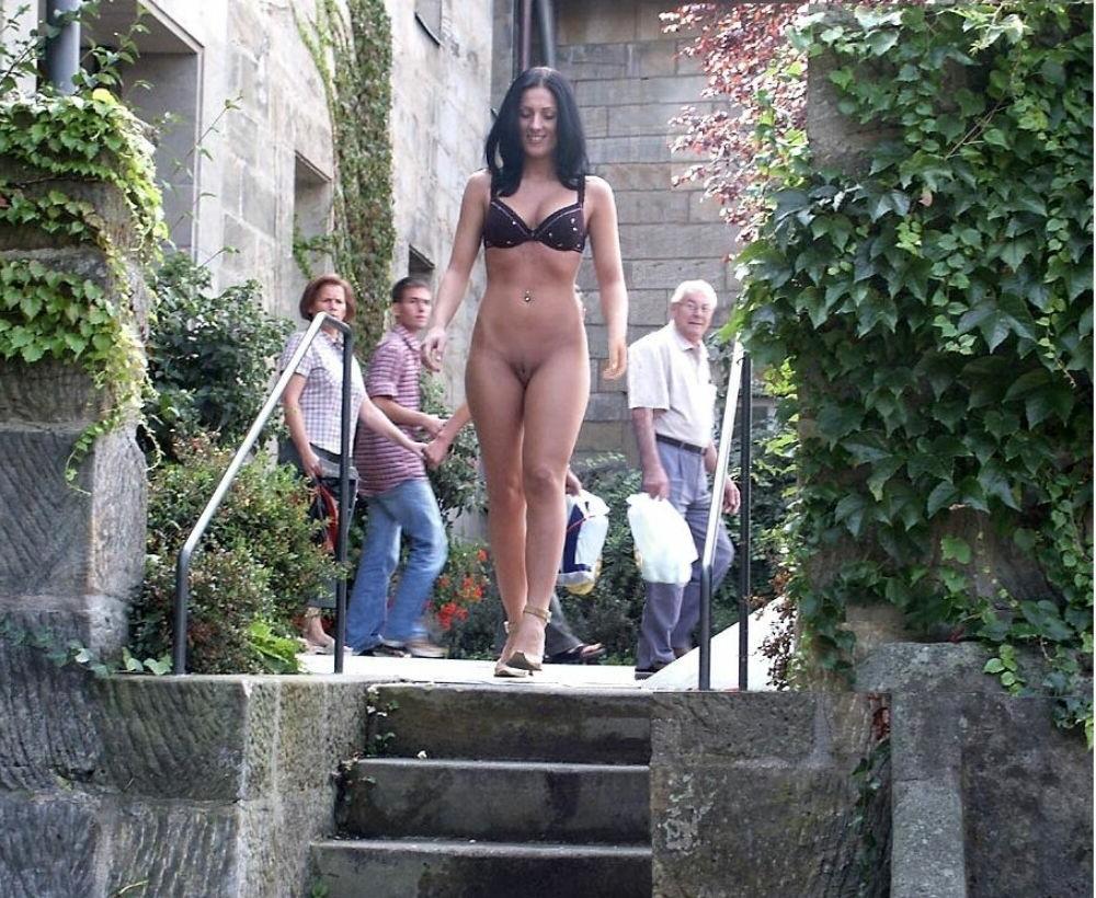 15P Wild Girlfriends getting naked in public 32