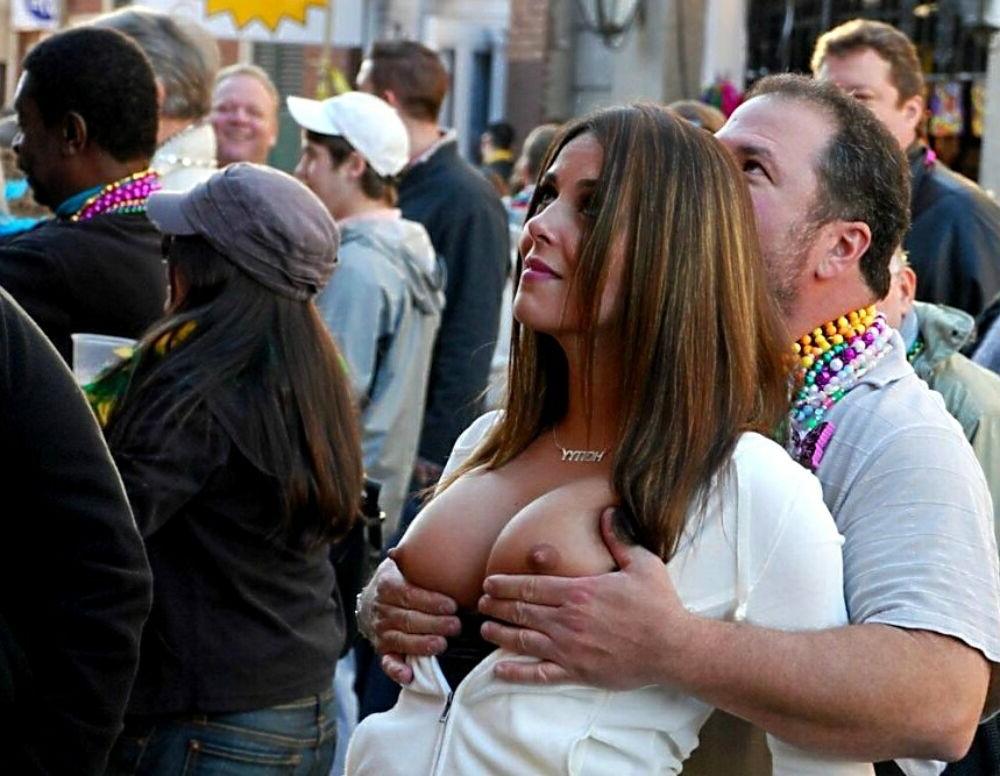 15P Wild Girlfriends getting naked in public 61