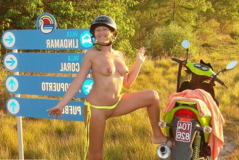 15P Wild Girlfriends getting naked in public 50