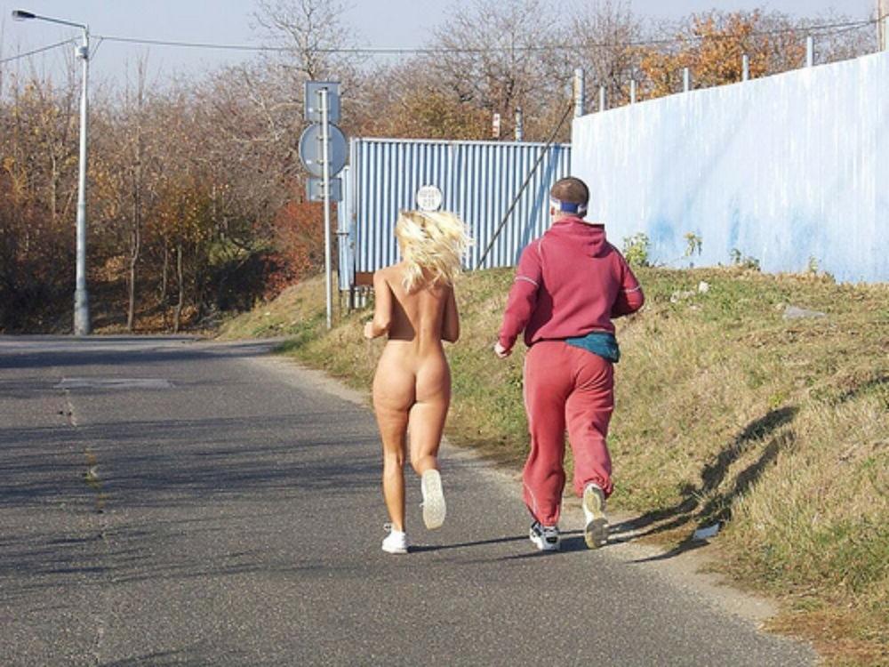 15P Wild Girlfriends getting naked in public 36