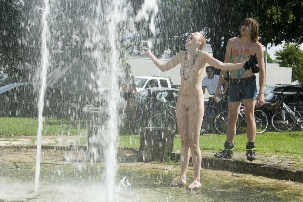 15P Wild Girlfriends getting naked in public 46