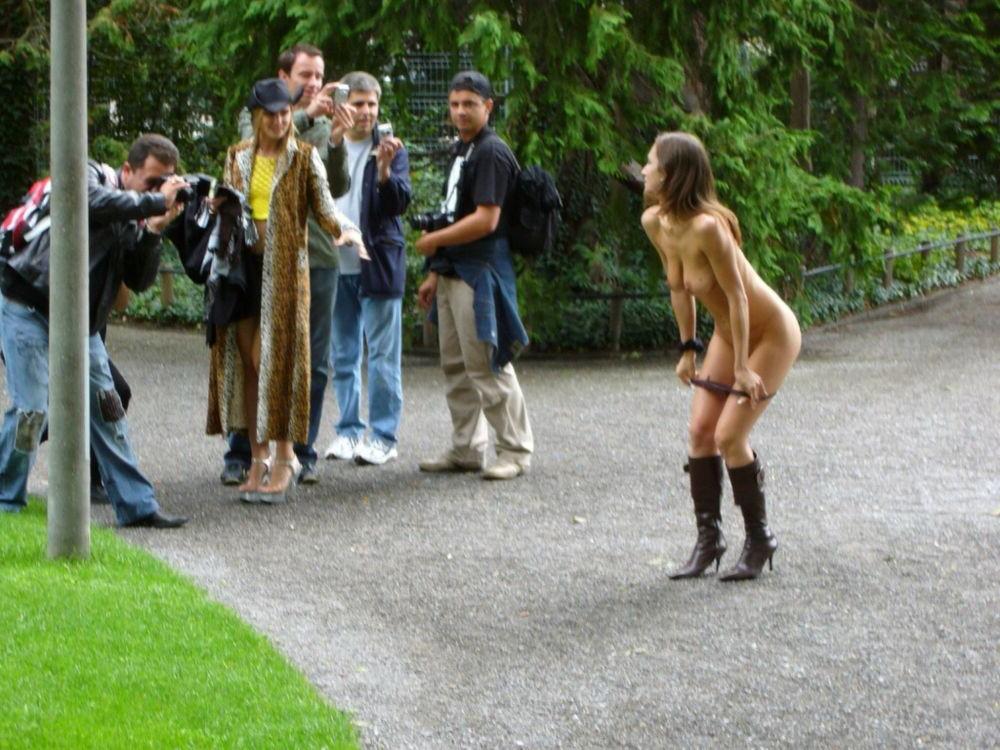 15P Wild Girlfriends getting naked in public 46