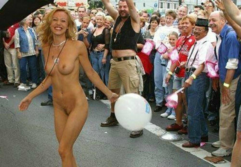 15P Wild Girlfriends getting naked in public 54