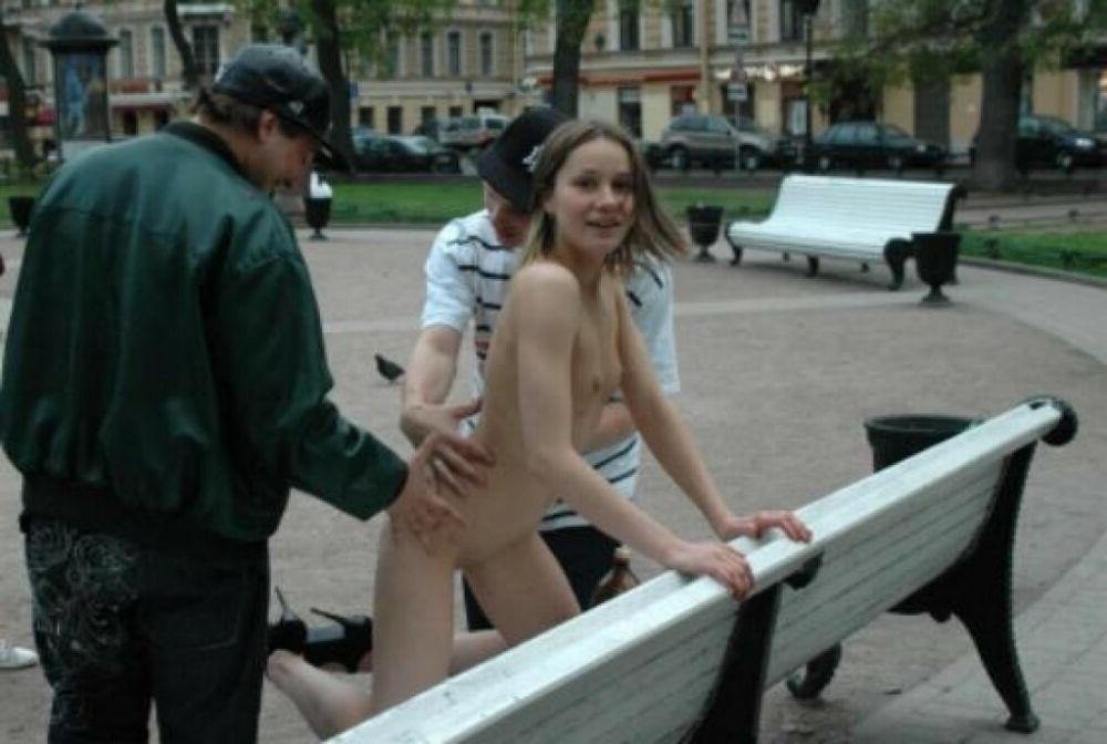 15P Wild Girlfriends getting naked in public 58