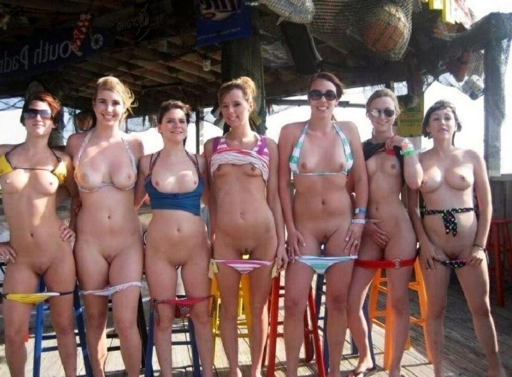 15P Wild Girlfriends getting naked in public 58