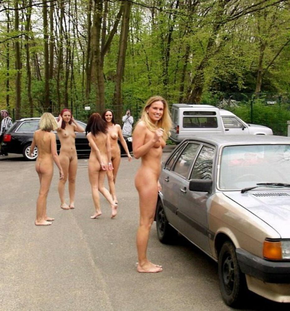 15P Wild Girlfriends getting naked in public 59