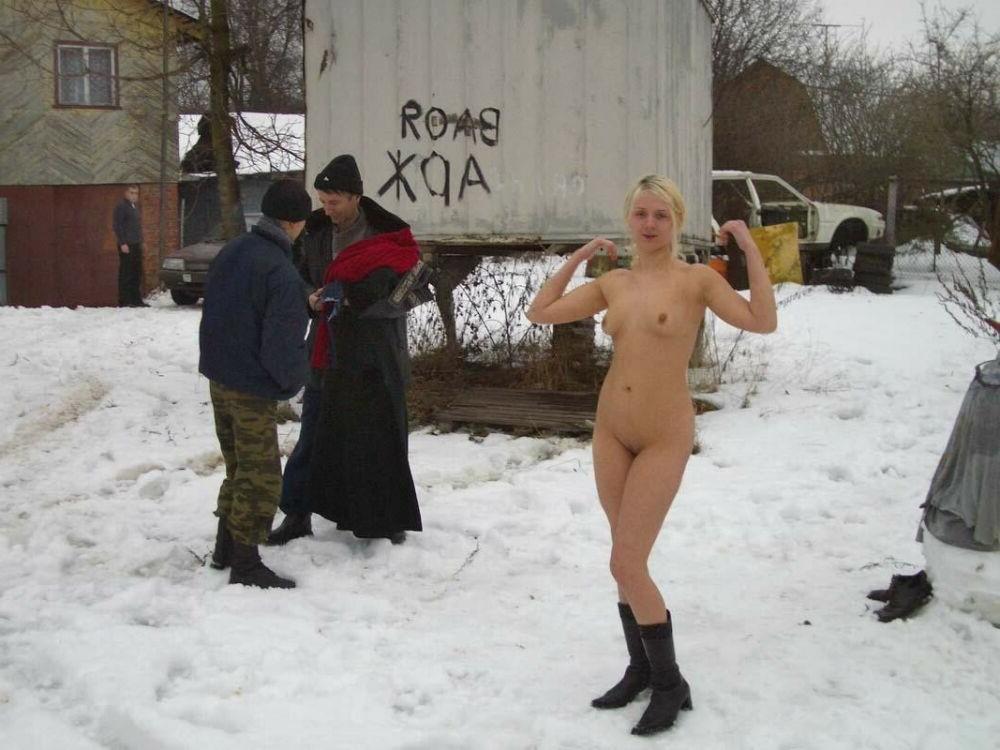 15P Wild Girlfriends getting naked in public 73