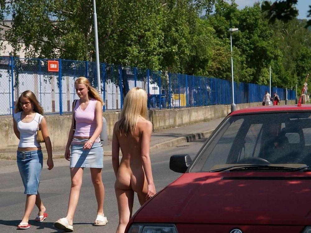15P Wild Girlfriends getting naked in public 9