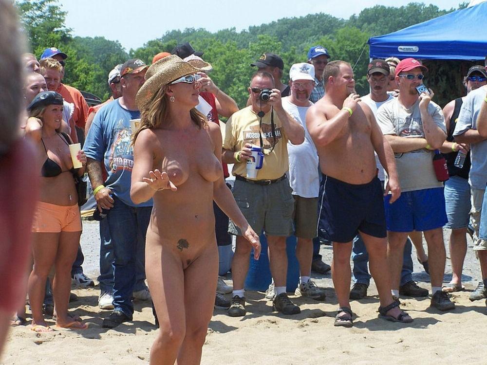 15P Wild Girlfriends getting naked in public 9