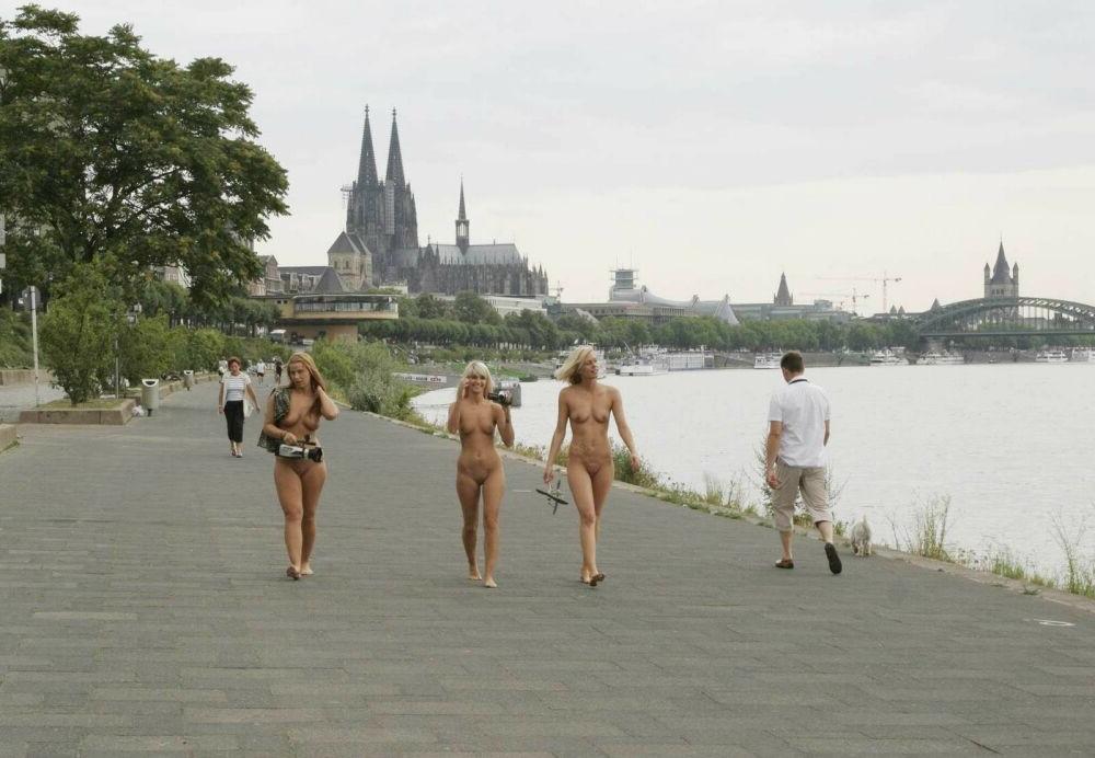 15P Wild Girlfriends getting naked in public 57