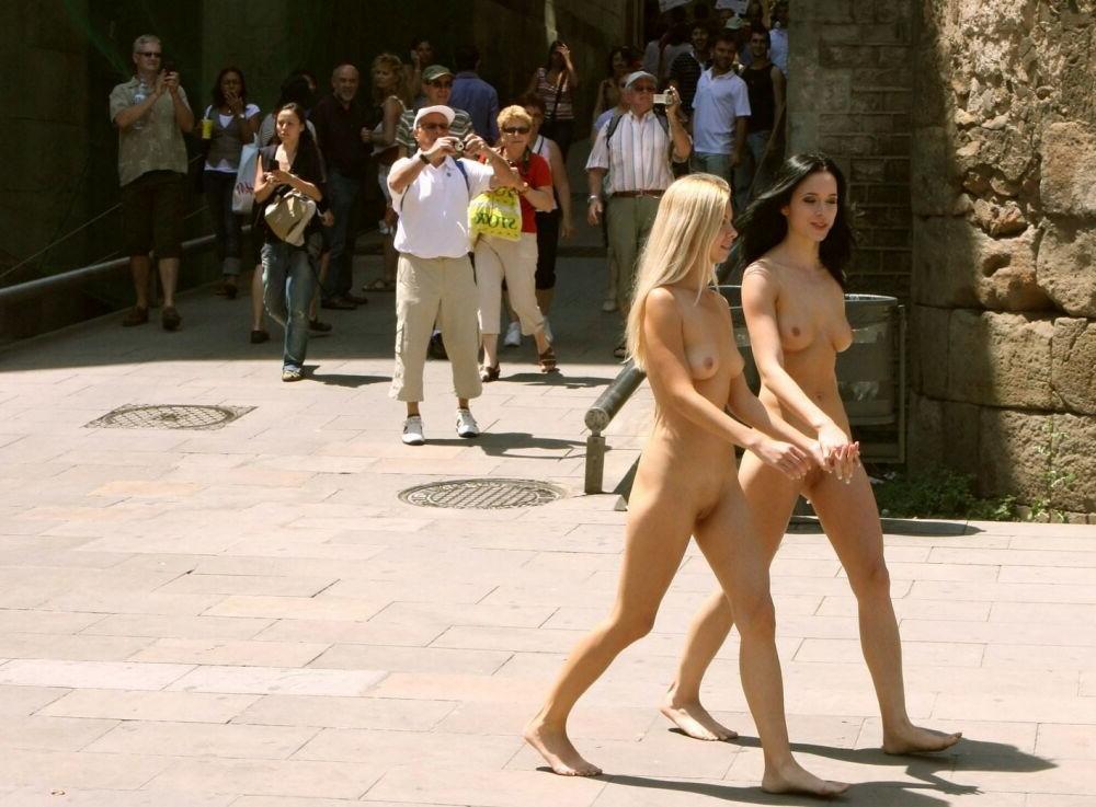 15P Wild Girlfriends getting naked in public 57
