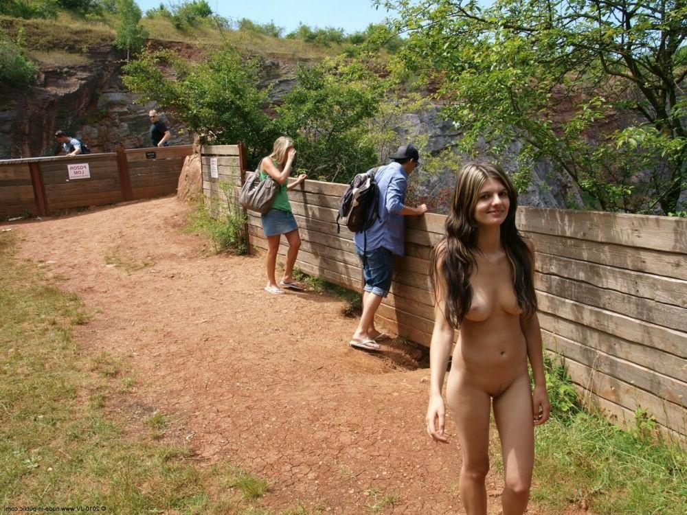 15P Wild Girlfriends getting naked in public 48