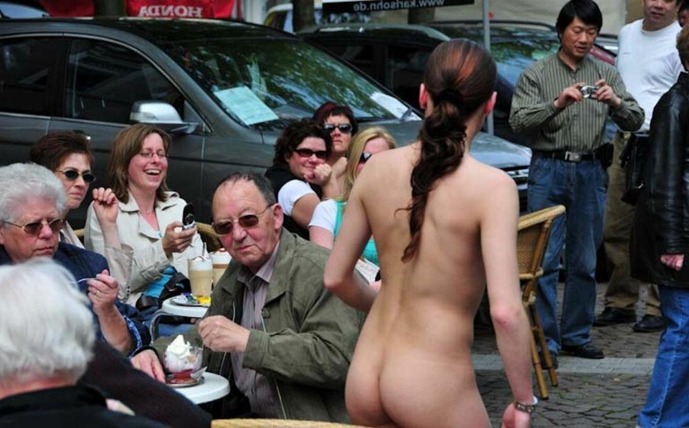 15P Wild Girlfriends getting naked in public 45